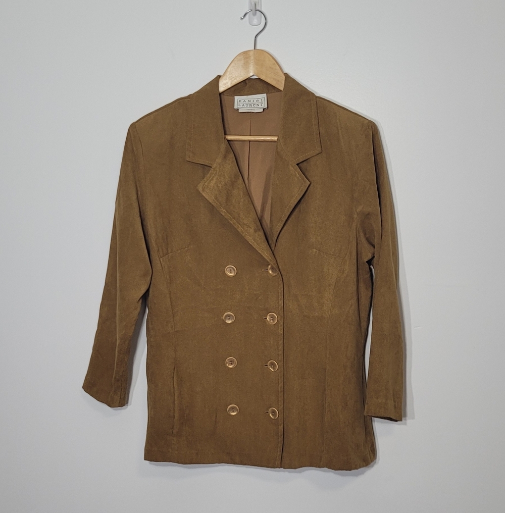 Vintage Daniel Laurent Lightweight Double Breasted Pocket Blazer Canada Made